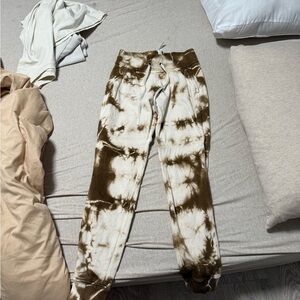 lululemon athletica Brown Tie-Dye Joggers
